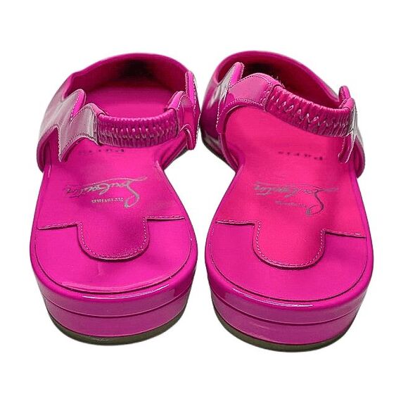 Christian Louboutin Hot Chickita Slingback Flats Fuchsia Pink Leather 36.5 - Picture 7 of 10